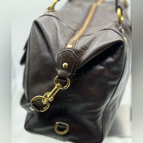 COACH MAHOGANY CAMPBELL LEATHER BELLE CARRYALL/HANDBAG Comes with COA - Picture 6 of 13